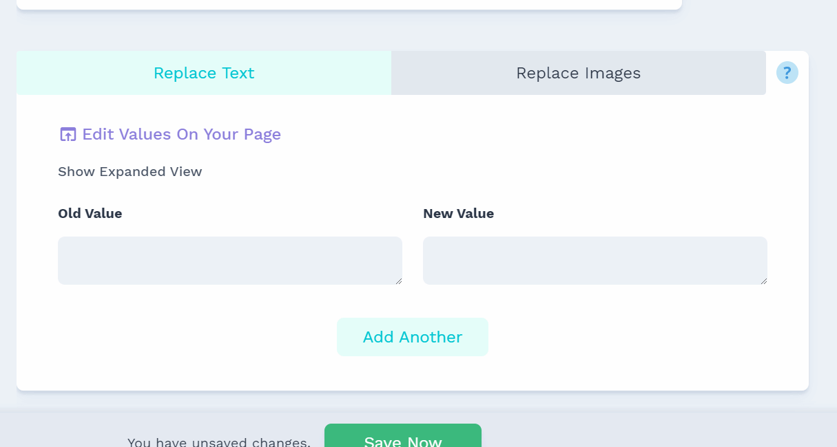 video of editing a value with a standard editor
