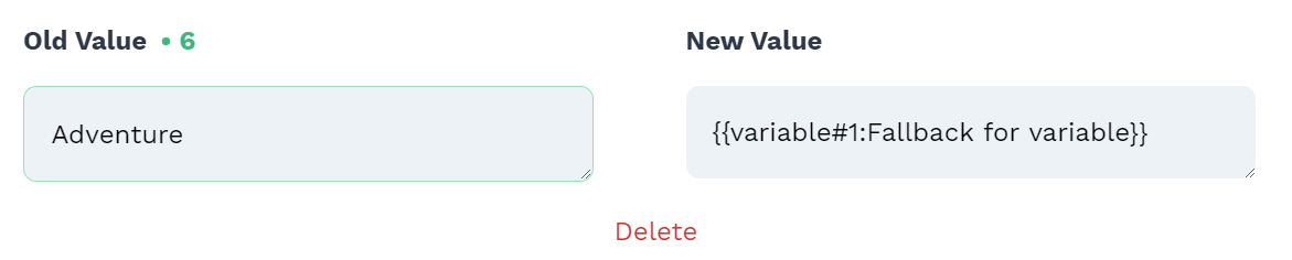 before/ after swap that pulls a variable from the URL
