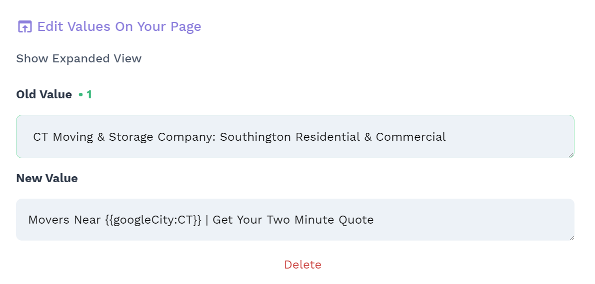 Url parameters to add Google's location of interest to a URL